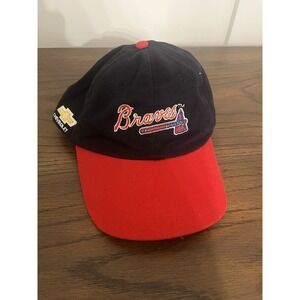Atlanta Braves Chevrolet Baseball Hat Strap Back